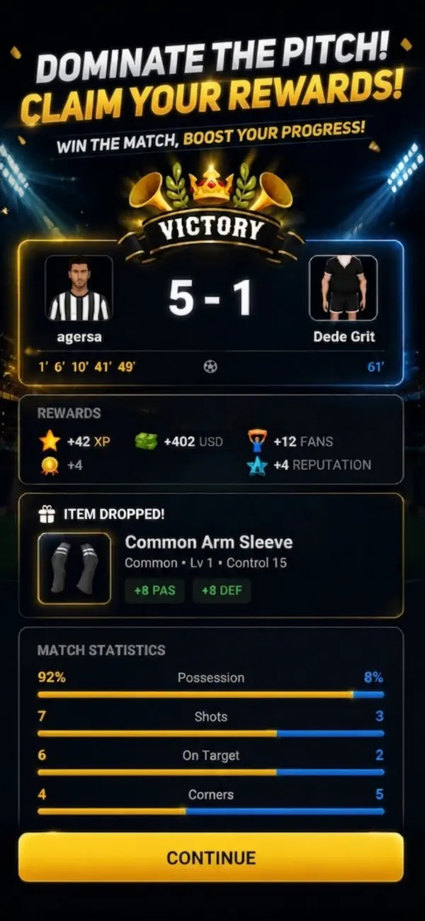 Soccer Wizz: Football RPG Sim
