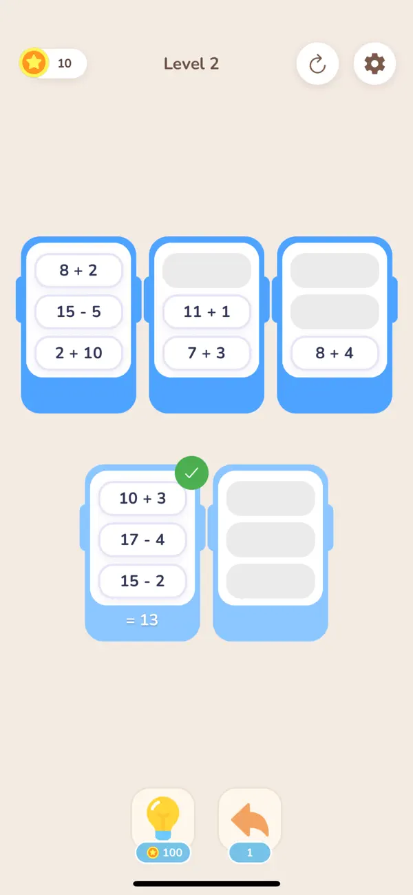 Math Sort - Numbers Puzzle
