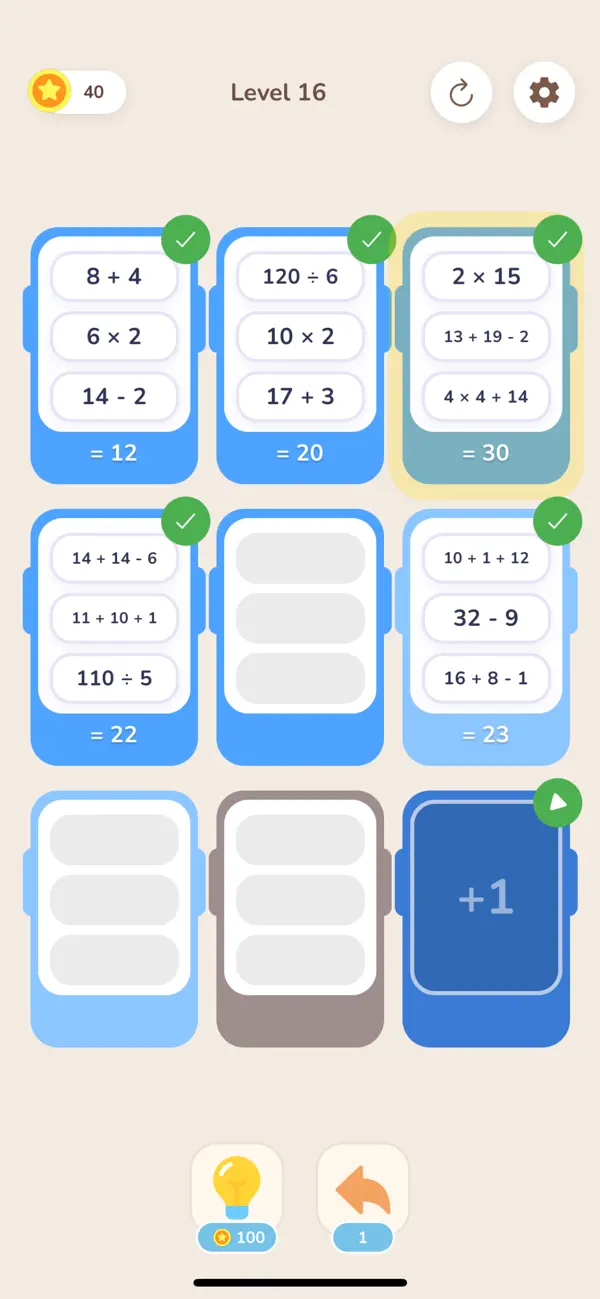 Math Sort - Numbers Puzzle