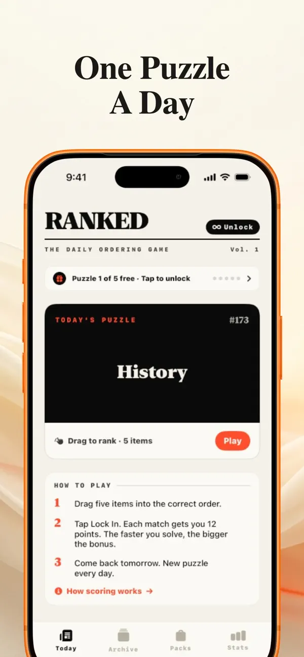 Ranked: Daily Puzzle