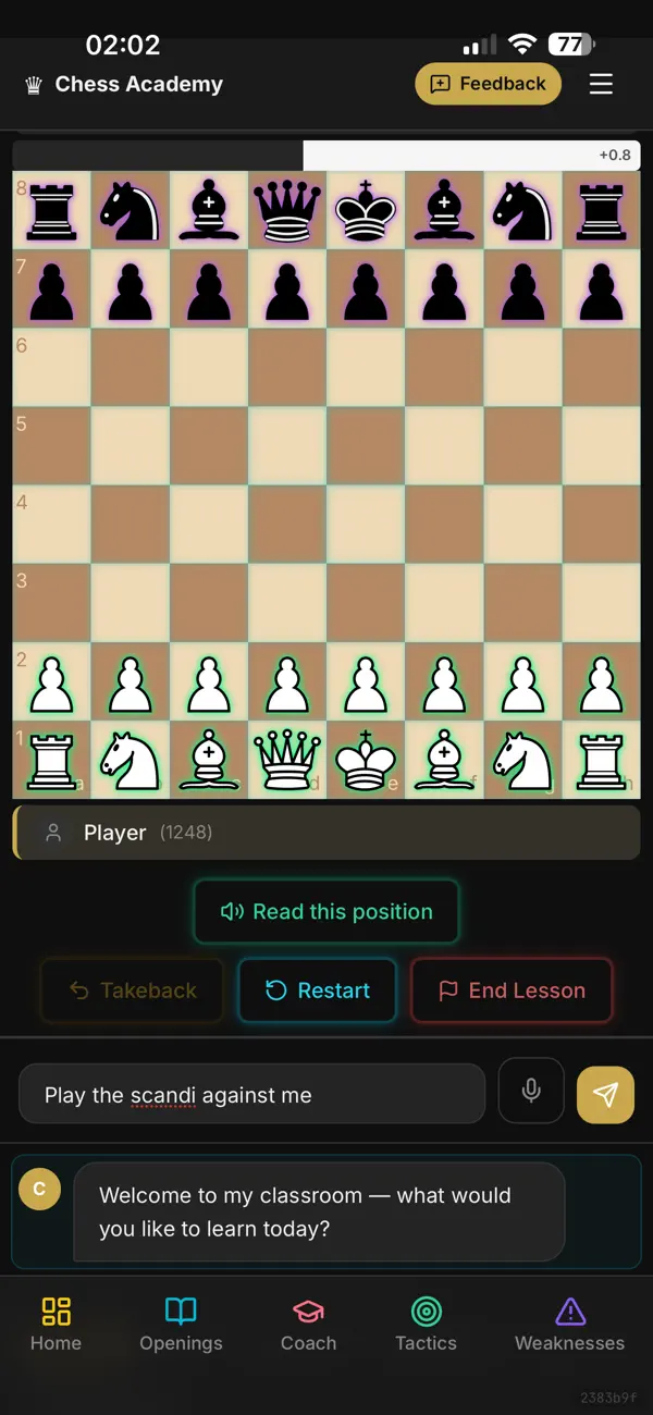 Chess Academy Pro: AI Coach