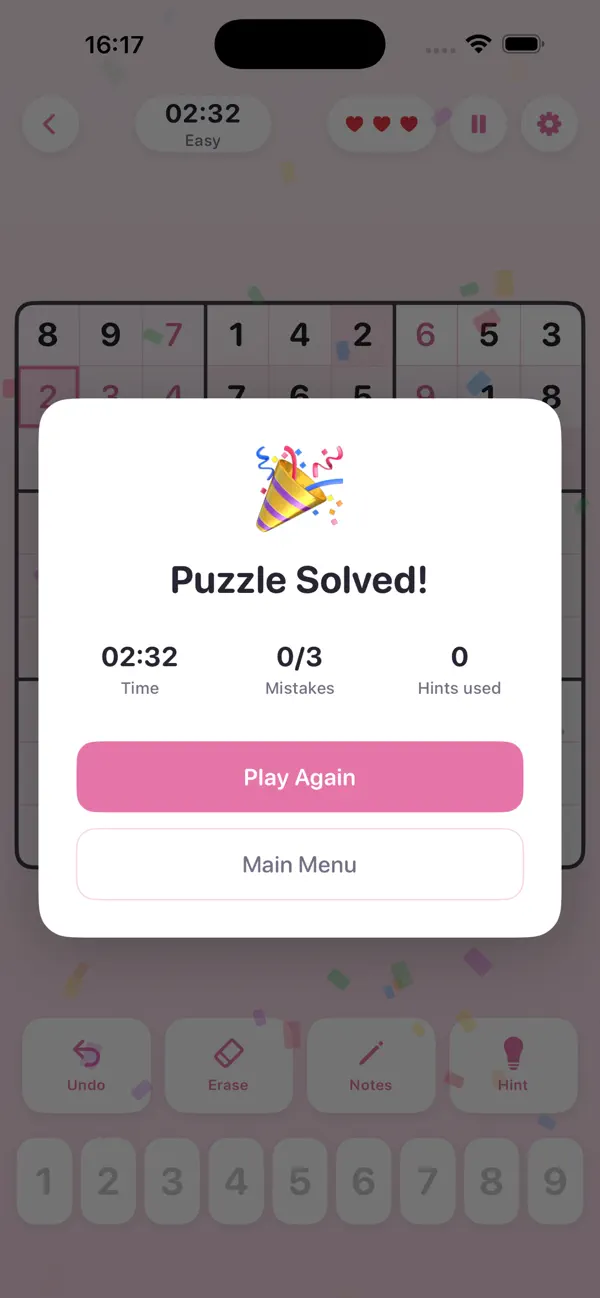 Sudoku — Classic Number Puzzle