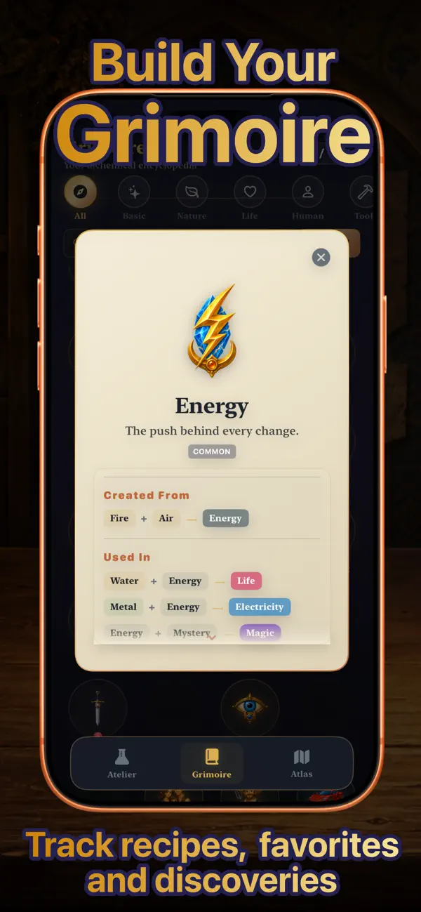 Alchemy Atlas: Merge & Craft