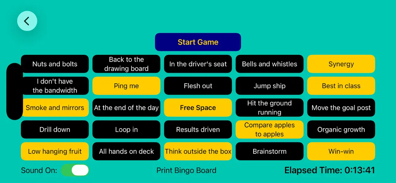 BuzzBlitz Bingo