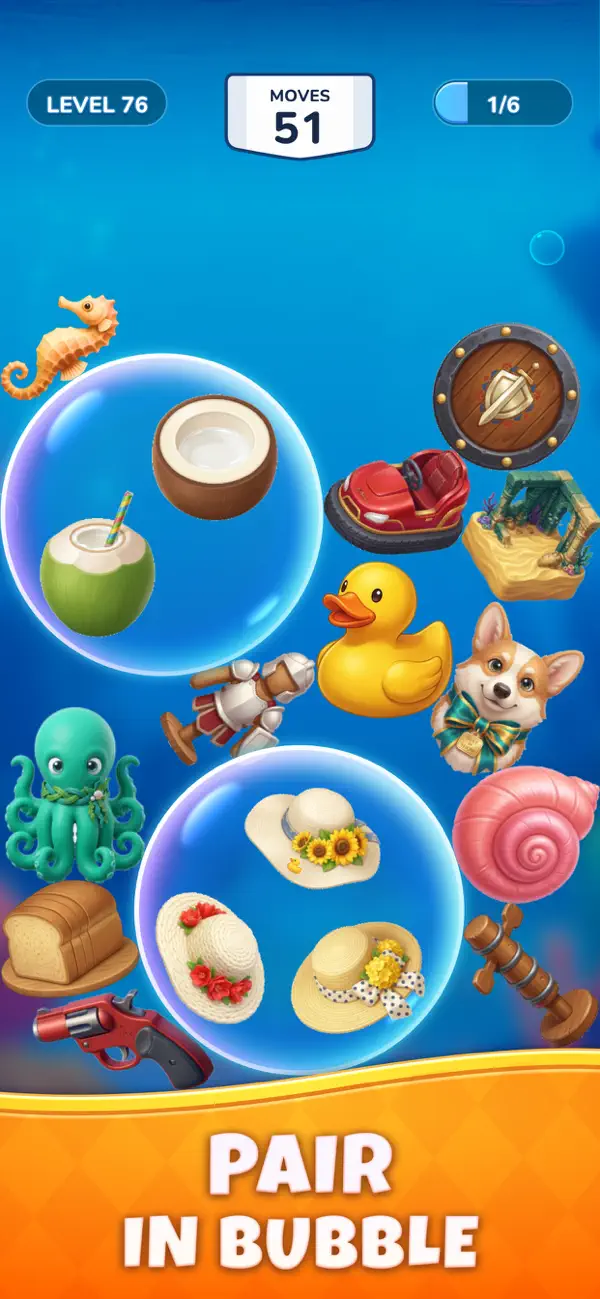 Bubble Pair: Pop Match
