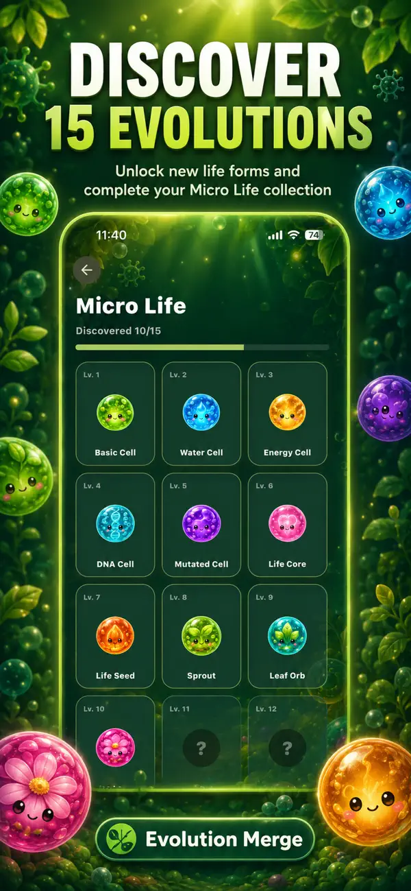 Evolution Merge: Micro Life