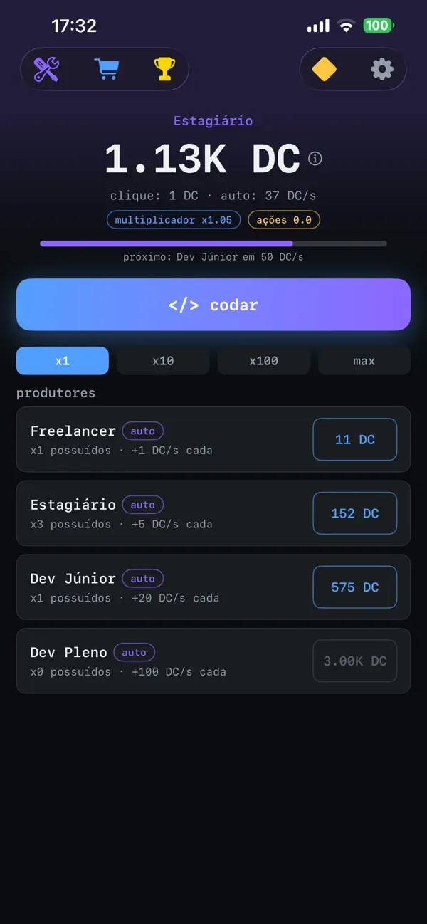 Dev Career Idle Tycoon