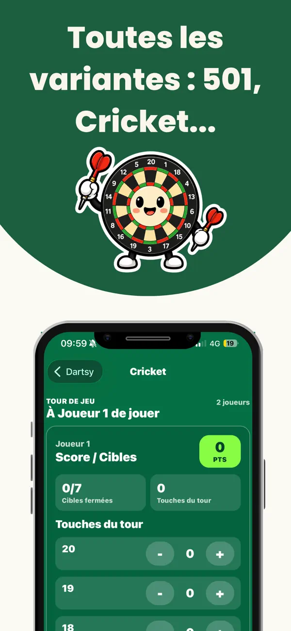 Dartsy: Darts Scoreboard