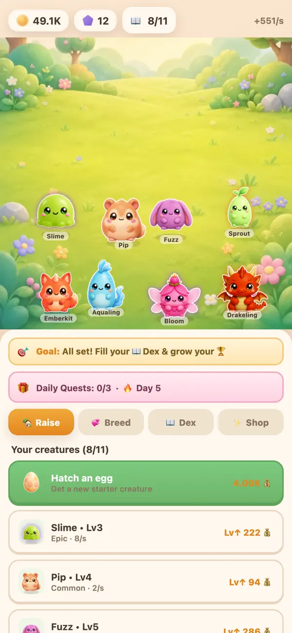 Cozy Monster Sanctuary