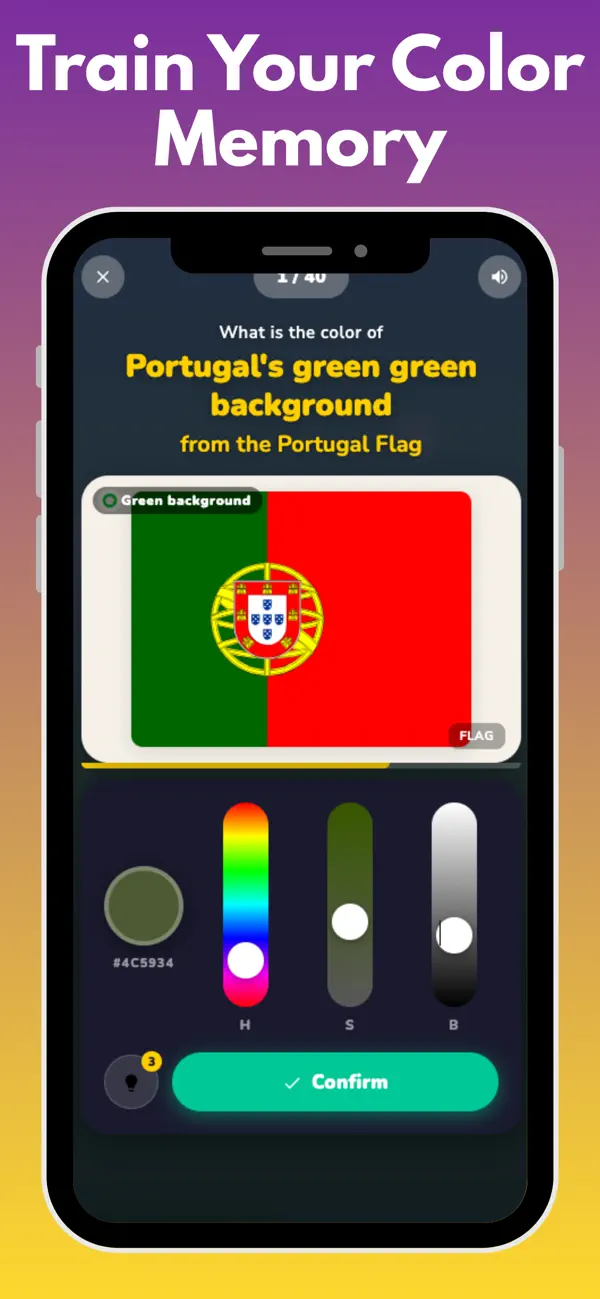 Flag Tone: Guess the Color