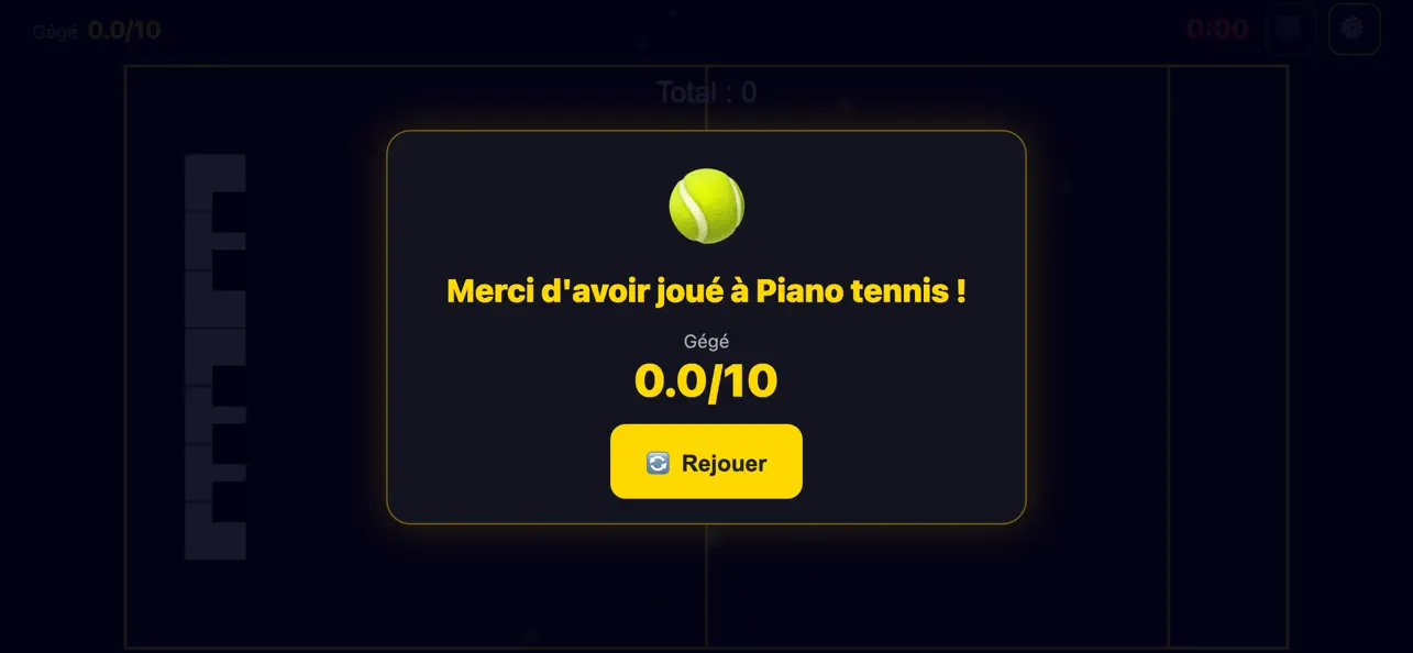 Piano - Tennis