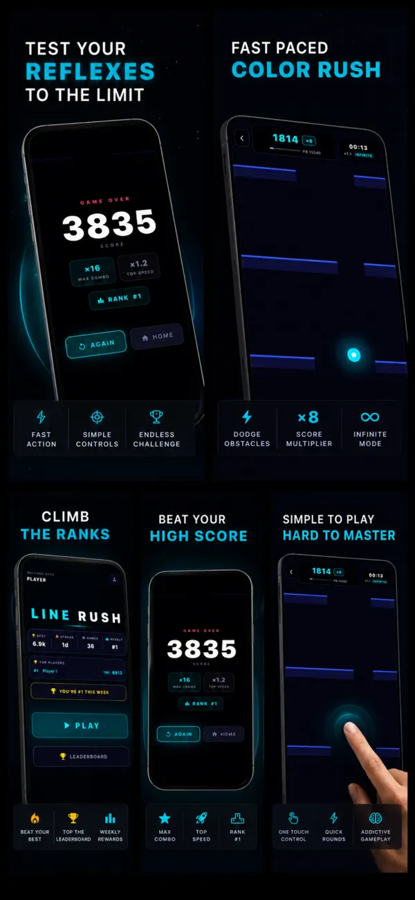Line Rush: Dodge & Survive