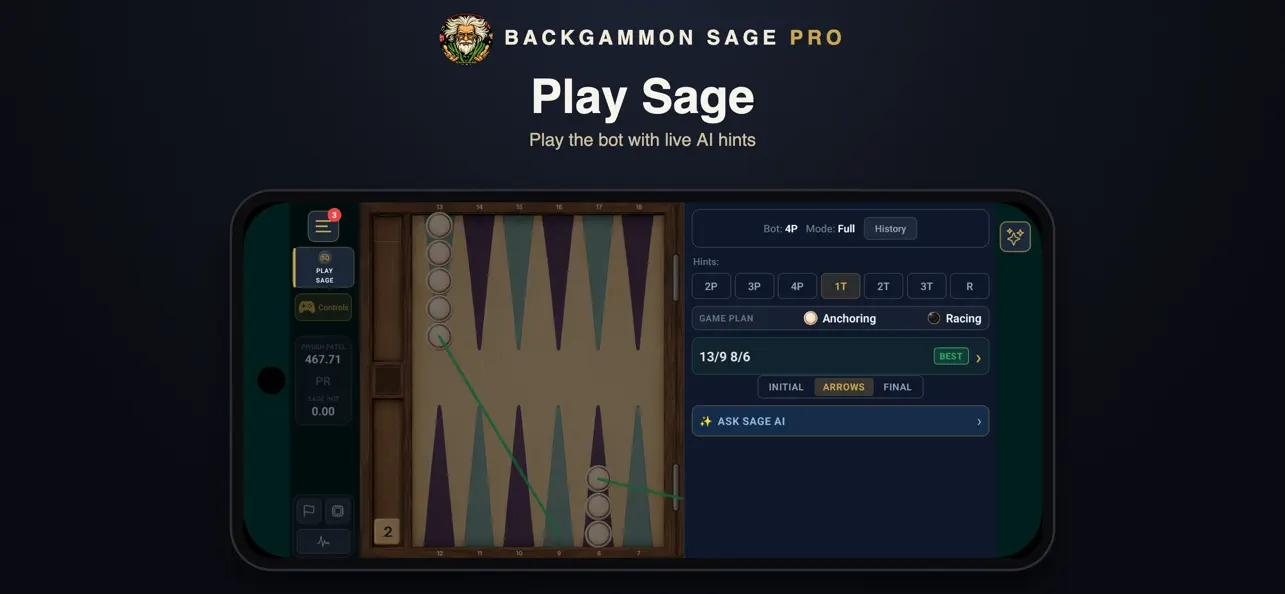 Backgammon Sage Pro