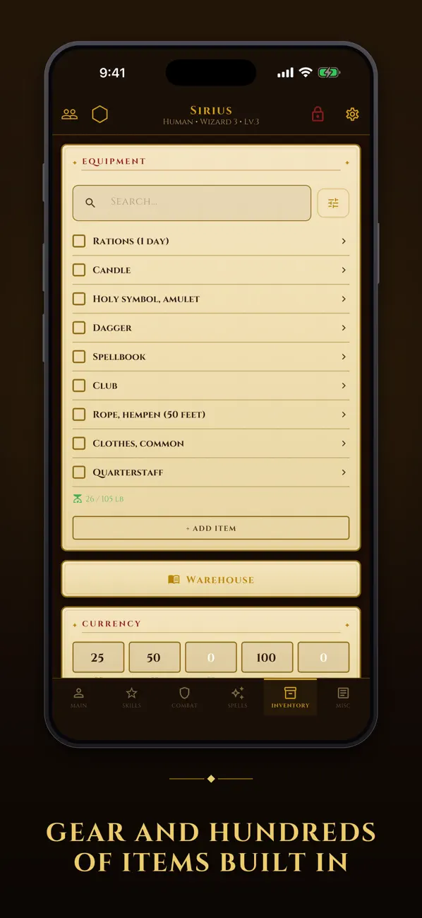 CharCraft: 5e Character Sheet