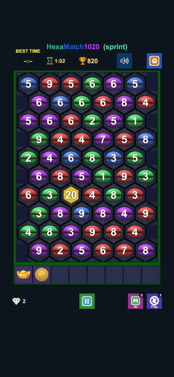 HexaMatch1020: Number Match