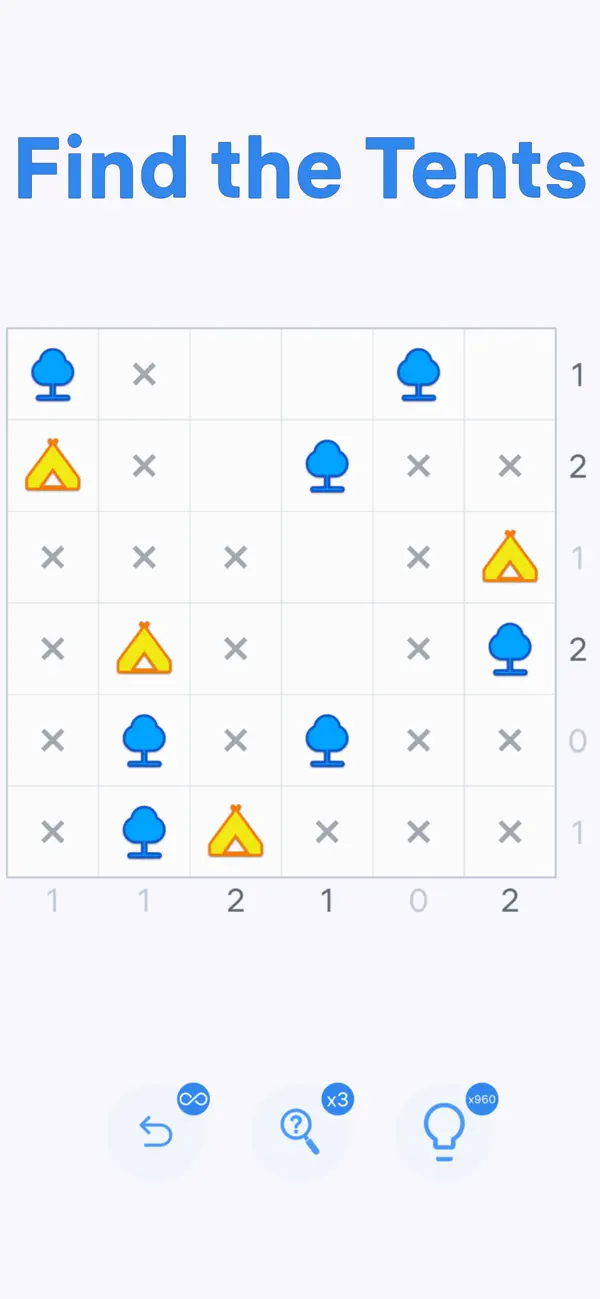 Tents and Trees: Logic Puzzles