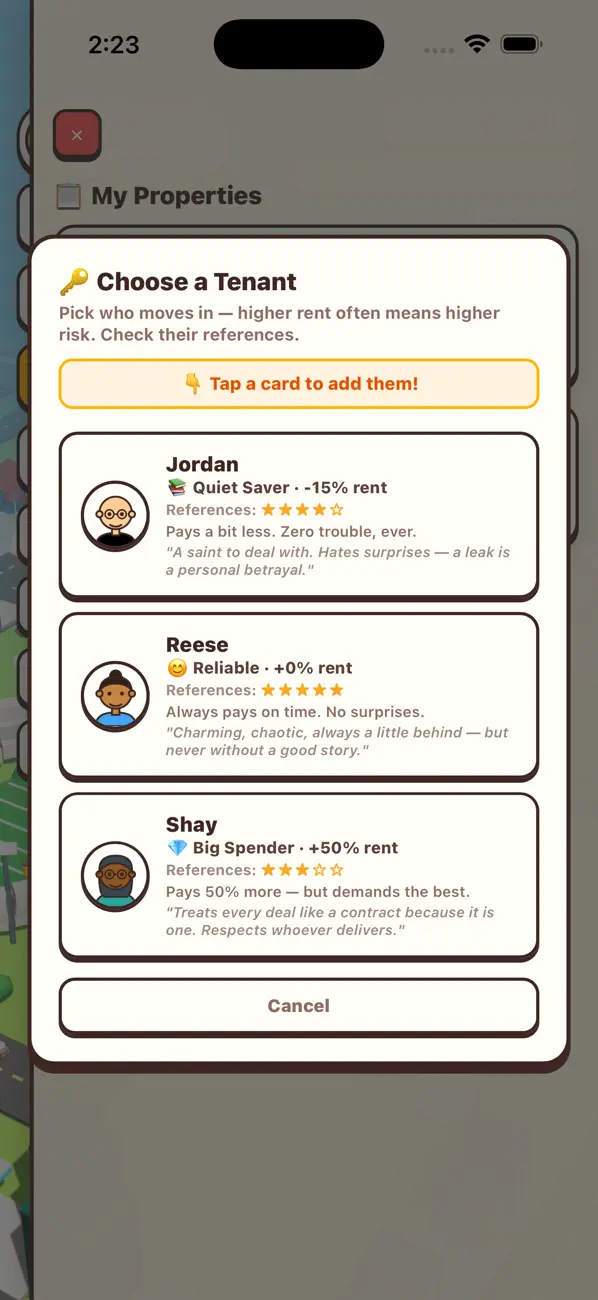Rent Roll: Property Empire