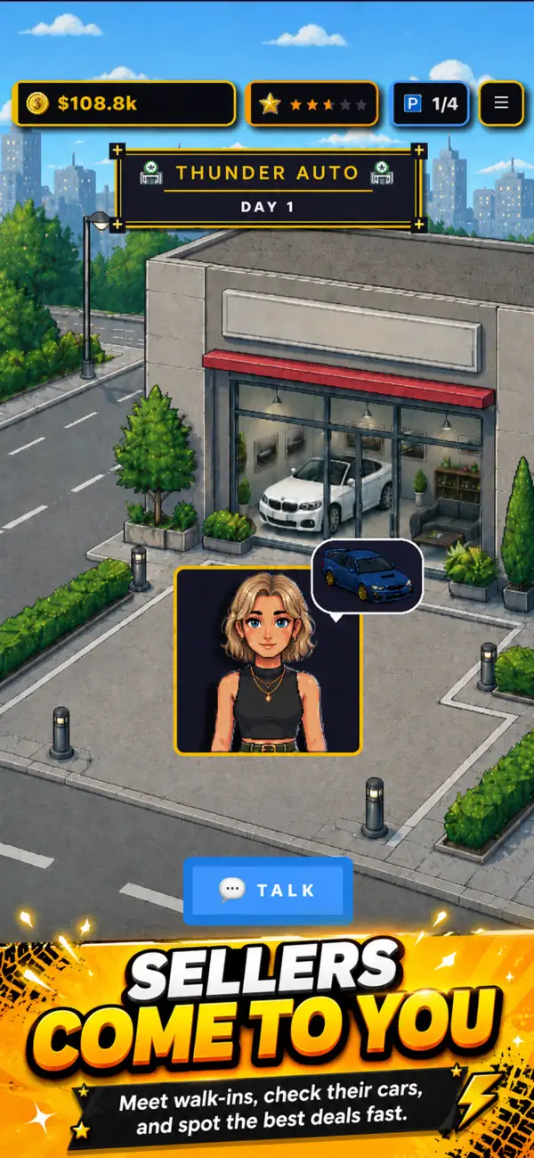 Car Dealer Story: Idle Tycoon