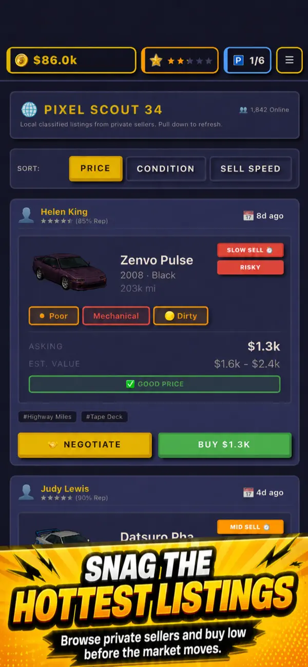 Car Dealer Story: Idle Tycoon