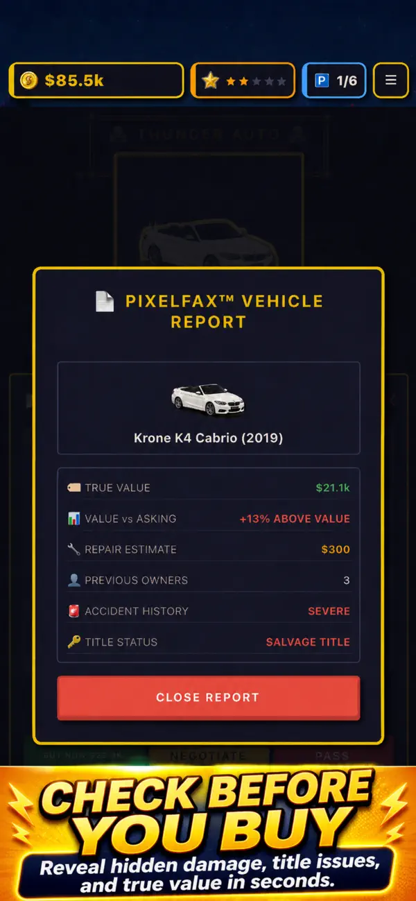 Car Dealer Story: Idle Tycoon