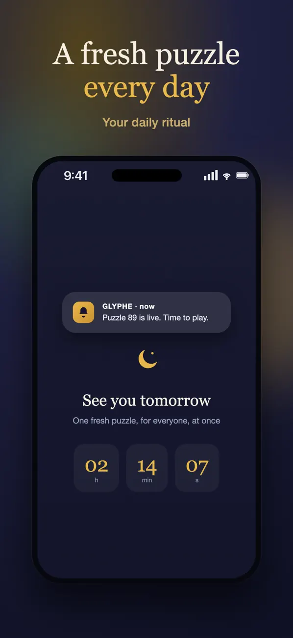 Glyphe: Daily Code Puzzle