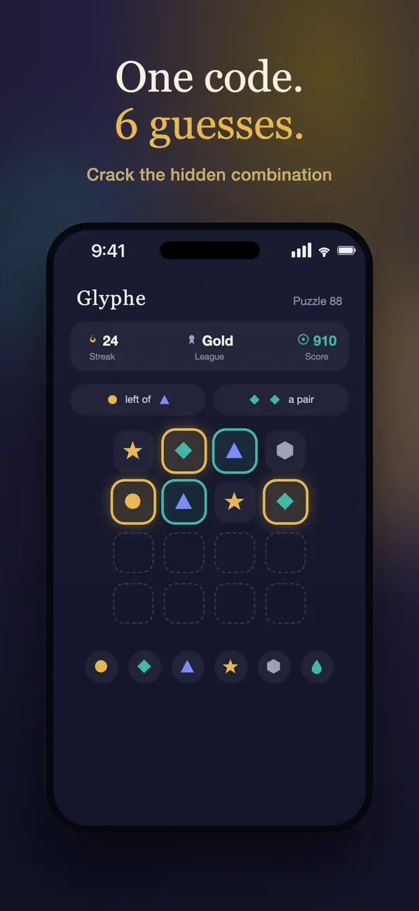 Glyphe: Daily Code Puzzle