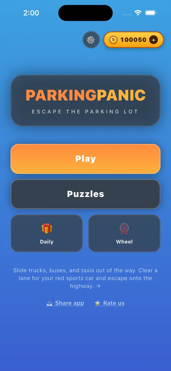 Parking Panic Escape