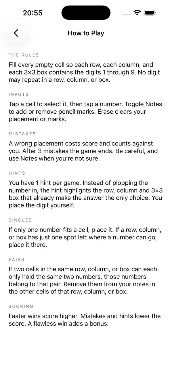 The Nine - Sudoku