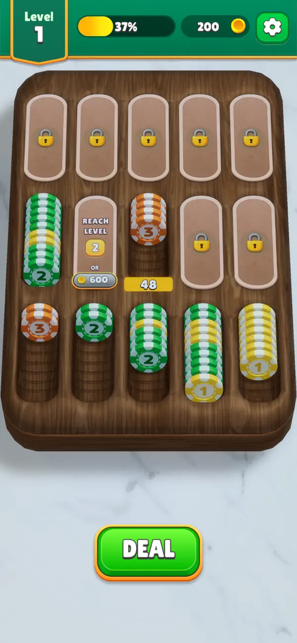 Casino Chip Sort