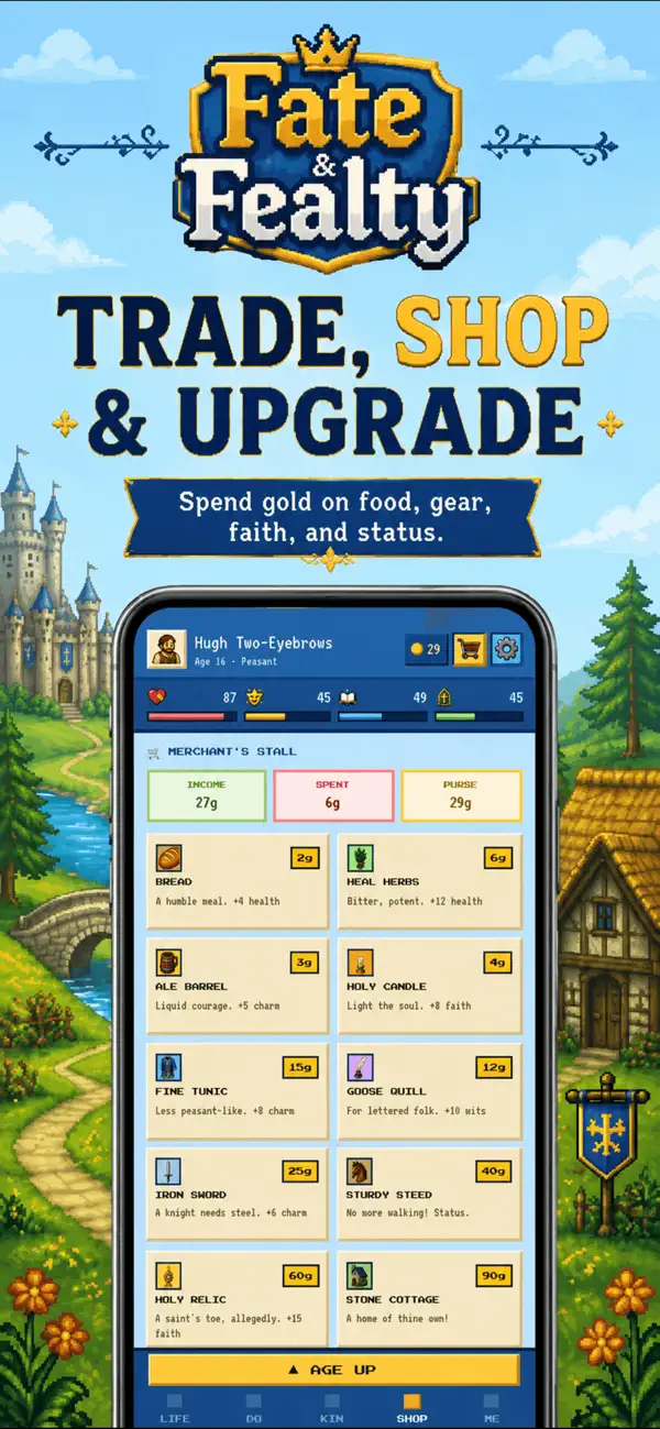 Fate & Fealty: Life Sim