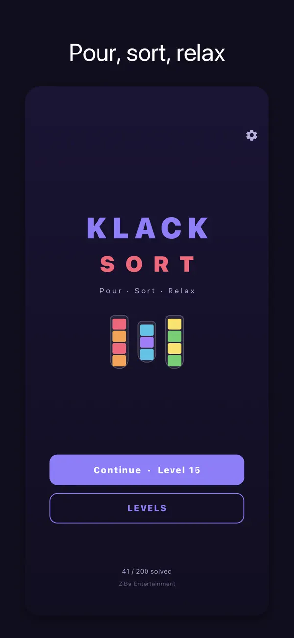Klack Sort: Color Puzzle
