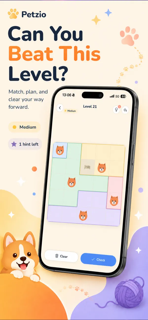 Petzio: Pet Logic Puzzle