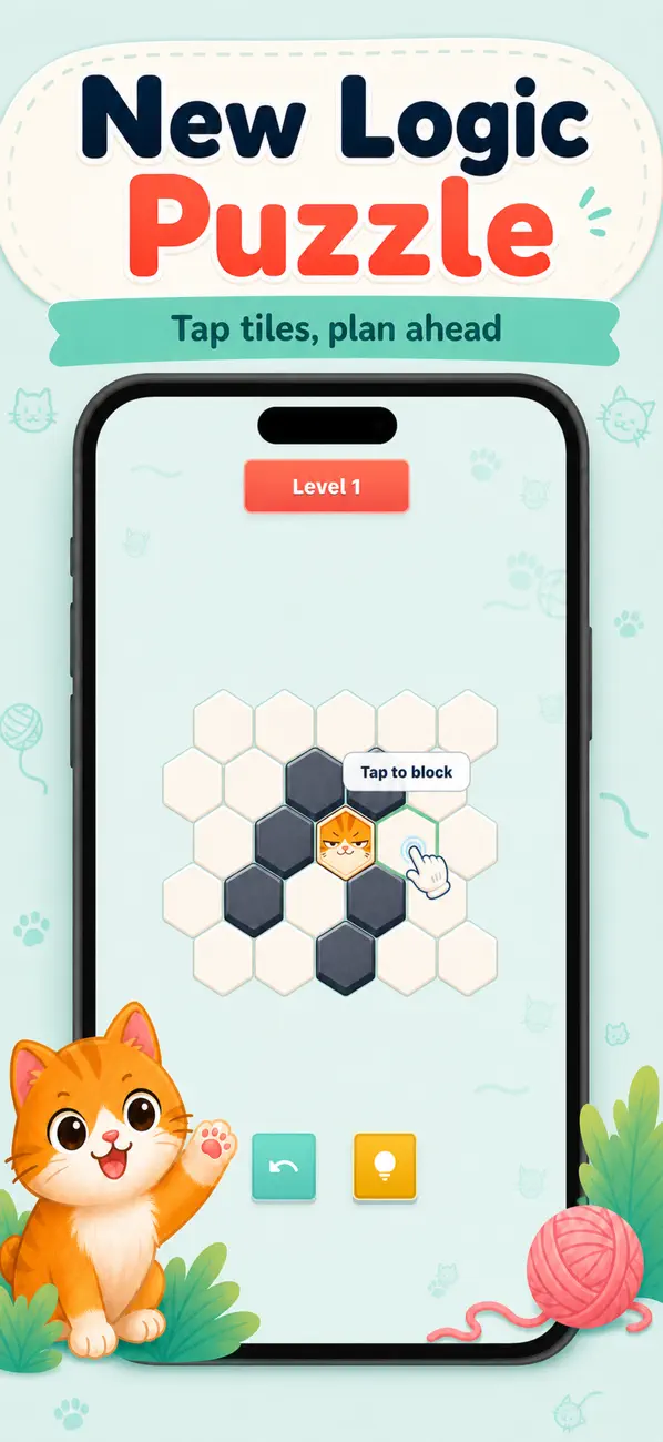 MeowTrap: Brain Puzzle Game