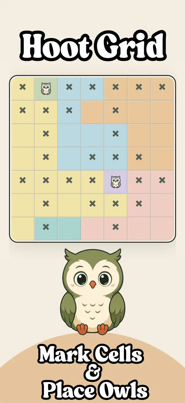 Hoot Grid: Logic Puzzles