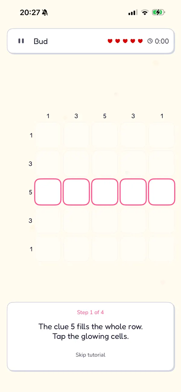 Glowgrid Puzzle