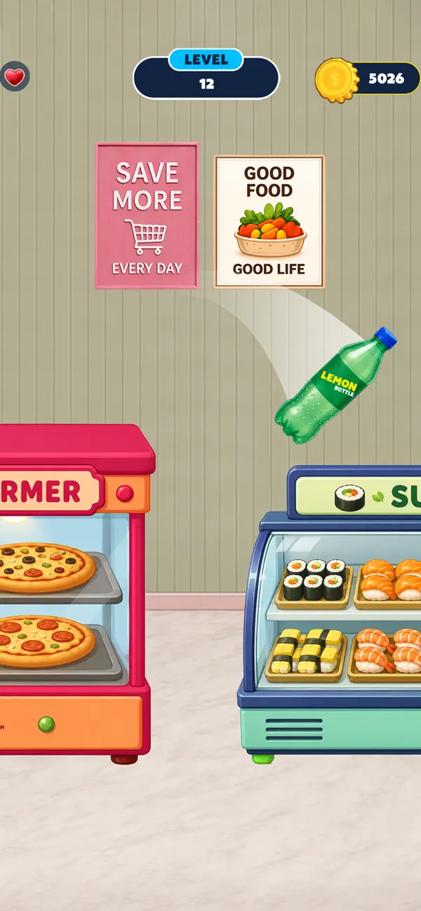 Bottle Bounce Flip Rush Game