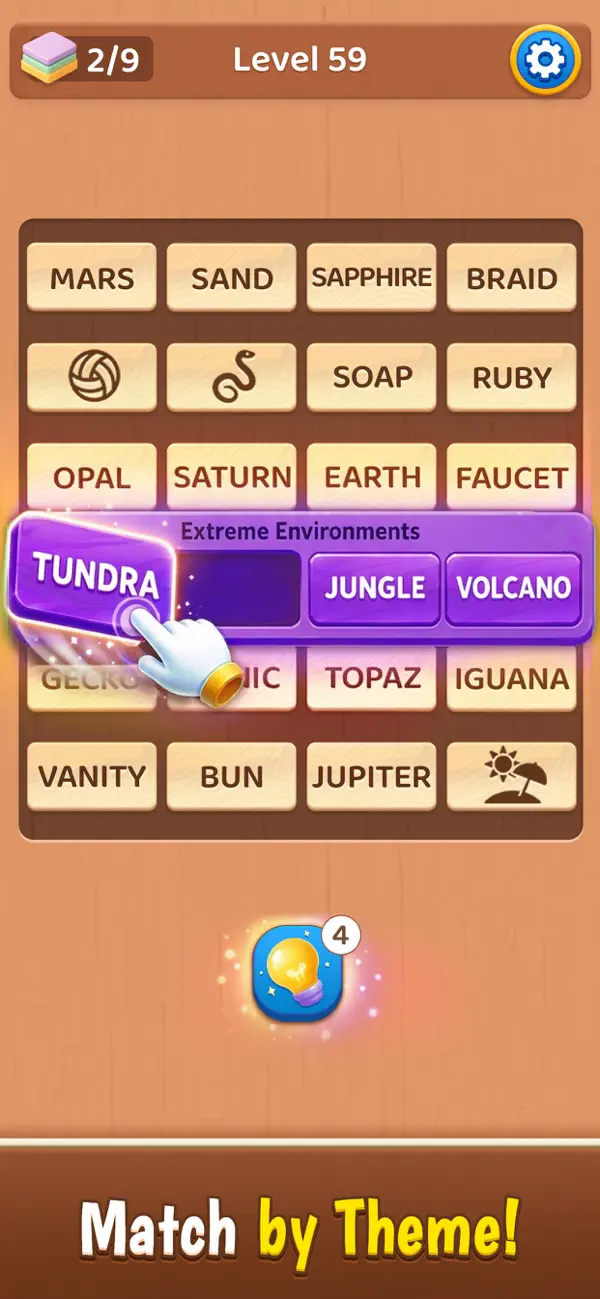 Word Association Match Puzzle