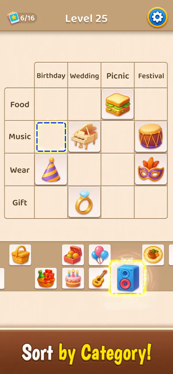 Word Association Match Puzzle