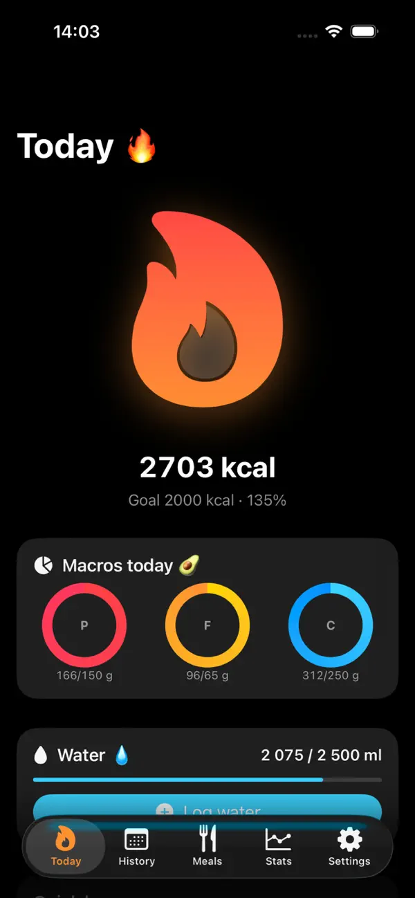 Energy Cauldron Tracker