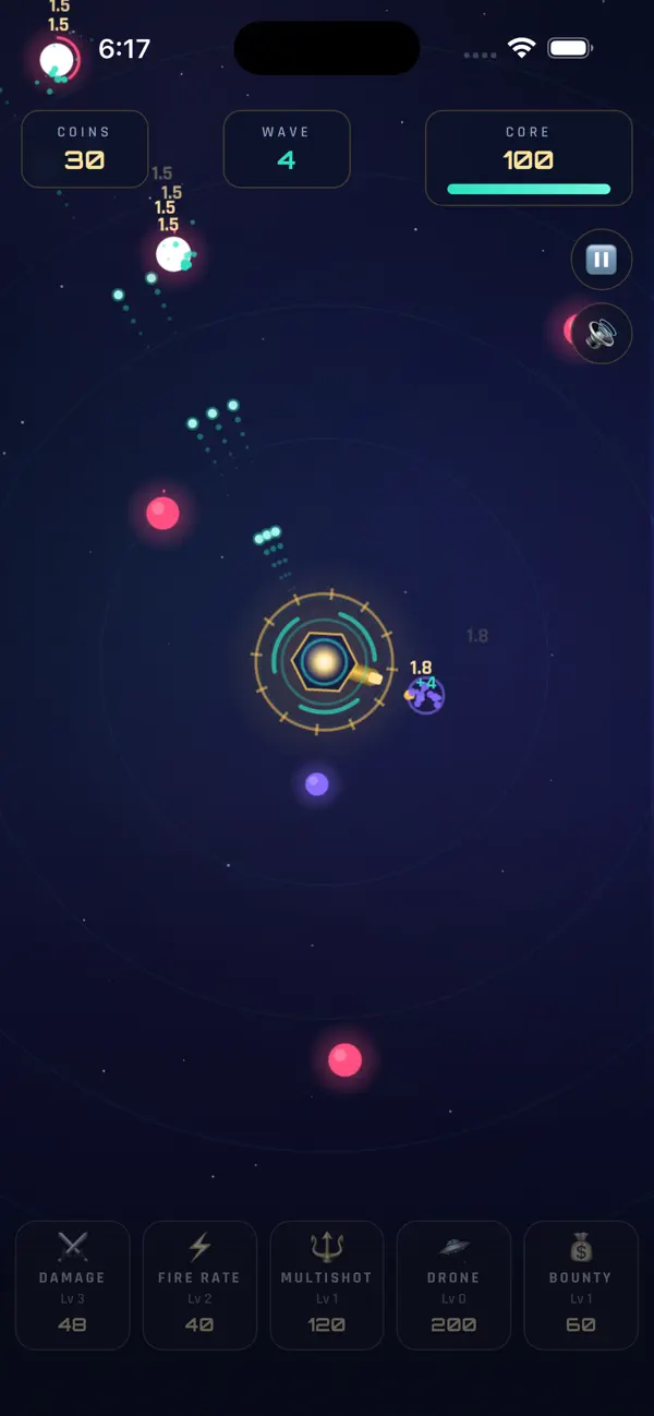 Nova Turret:Idle Dot Shooter