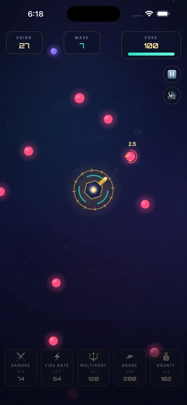 Nova Turret:Idle Dot Shooter