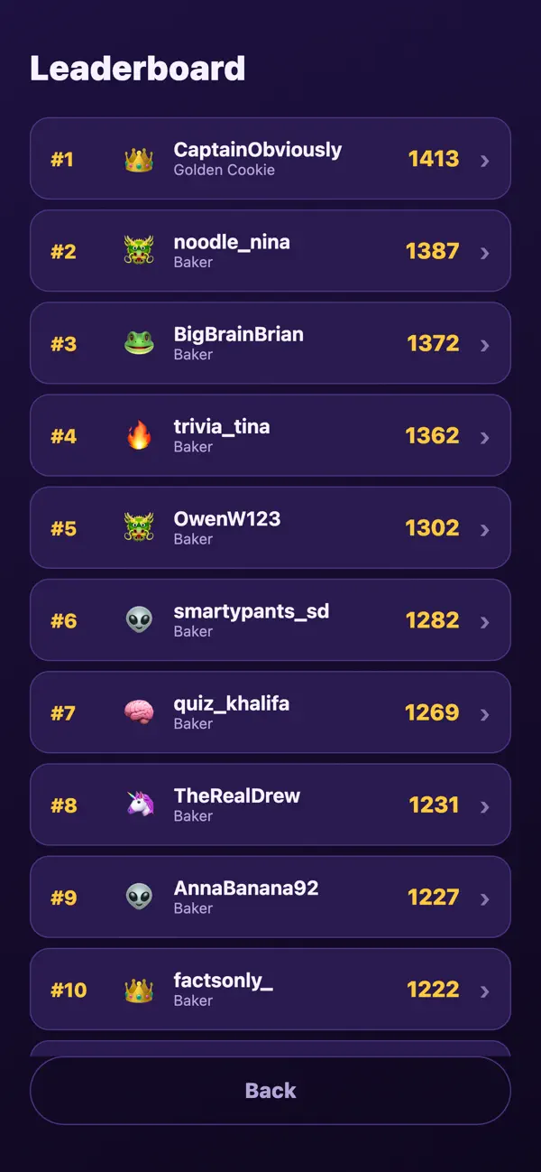 Smart Cookie Trivia