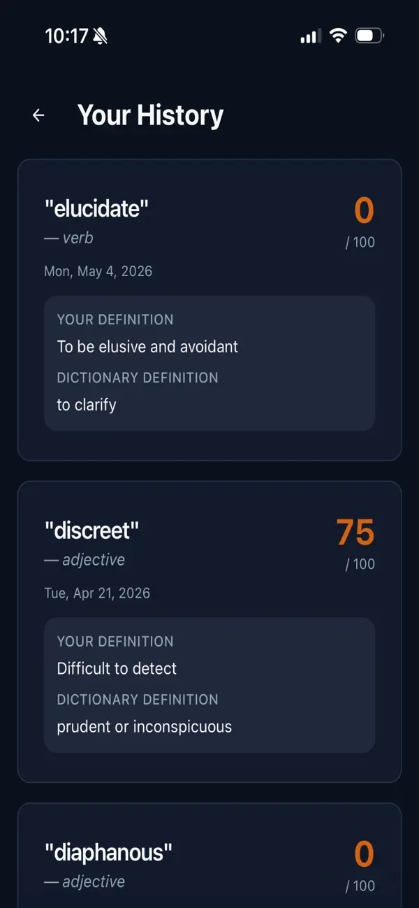 WordSense Game