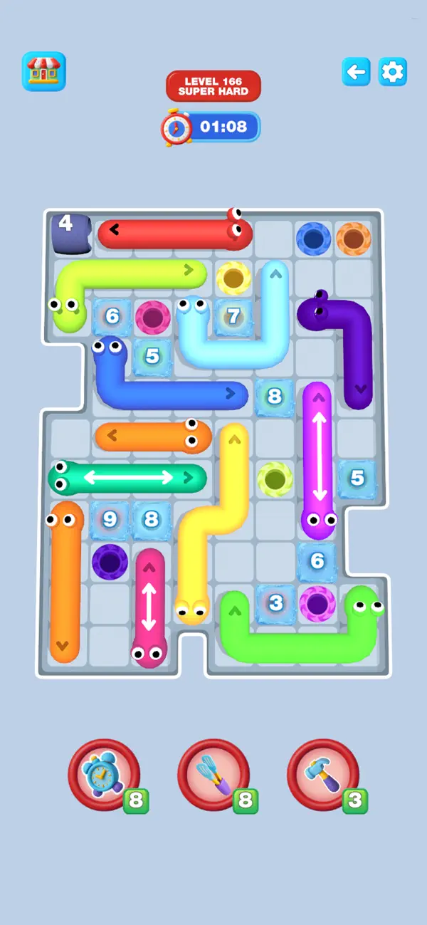 Snail In Hole - Puzzle Game