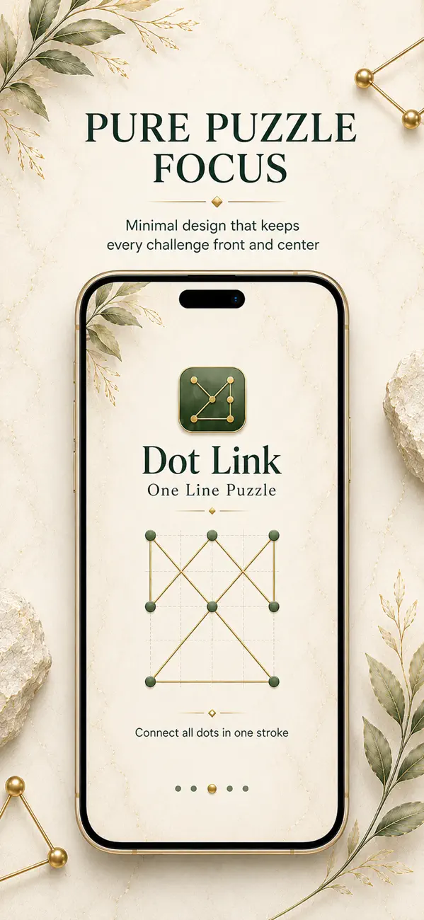 Dot Link: One Line Puzzle