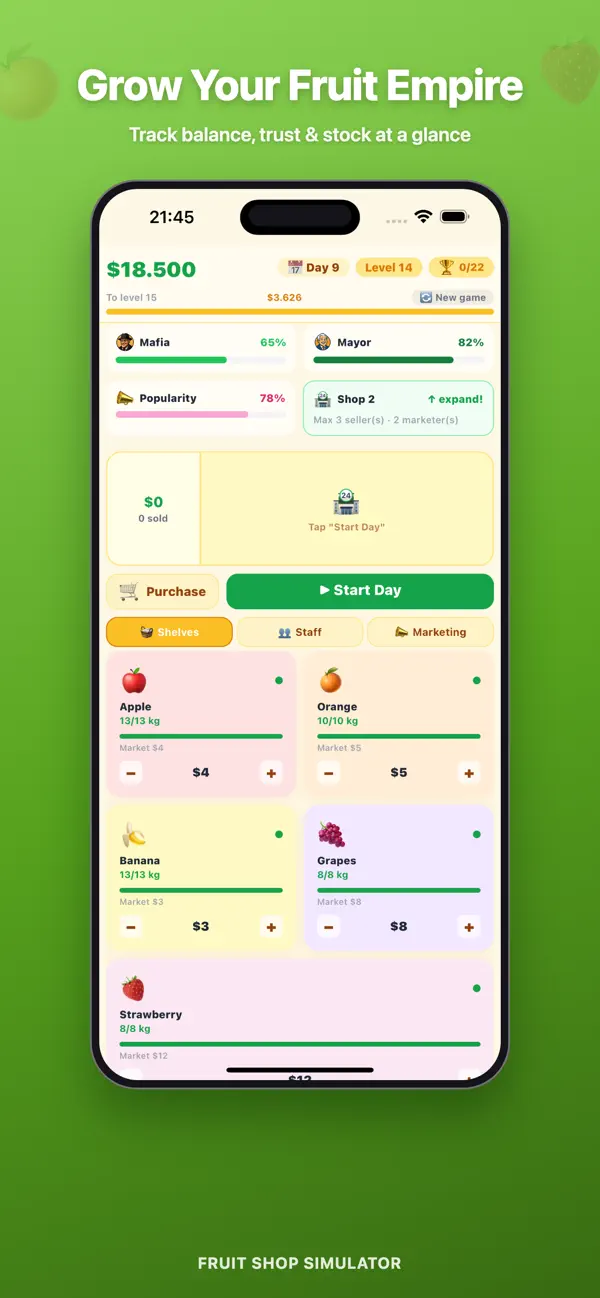 Fruit Shop Simulator