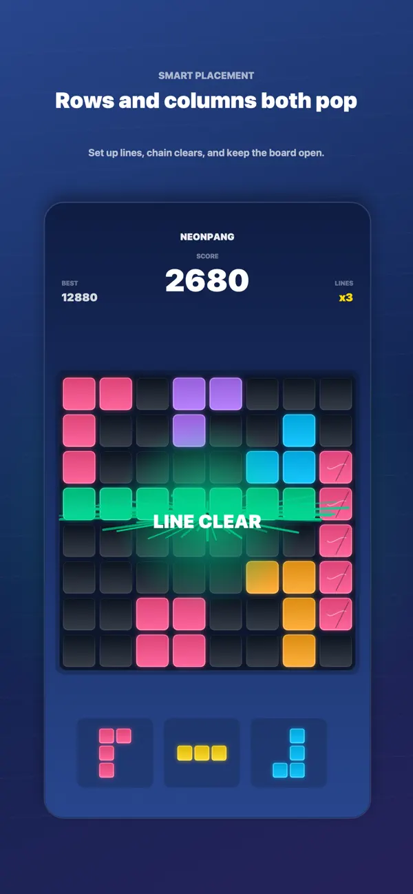 NeonPang: Block Puzzle