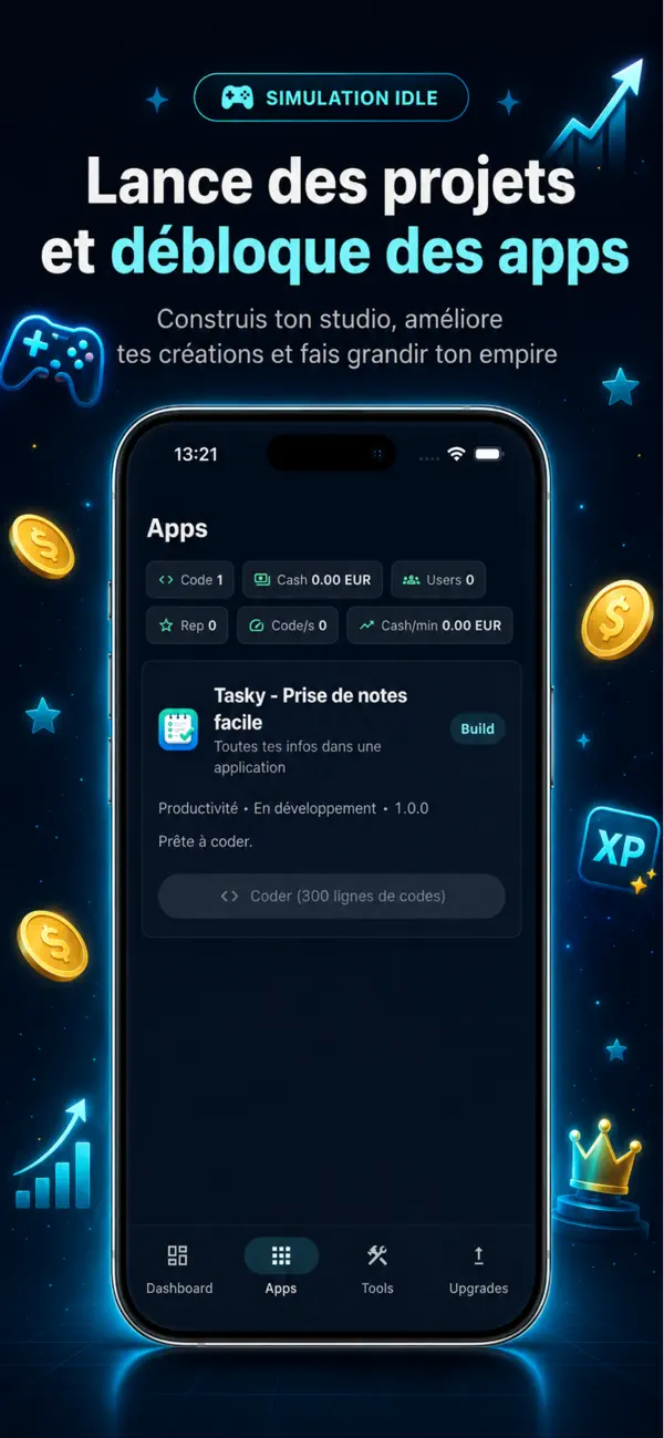 Idle App Studio: Dev Game