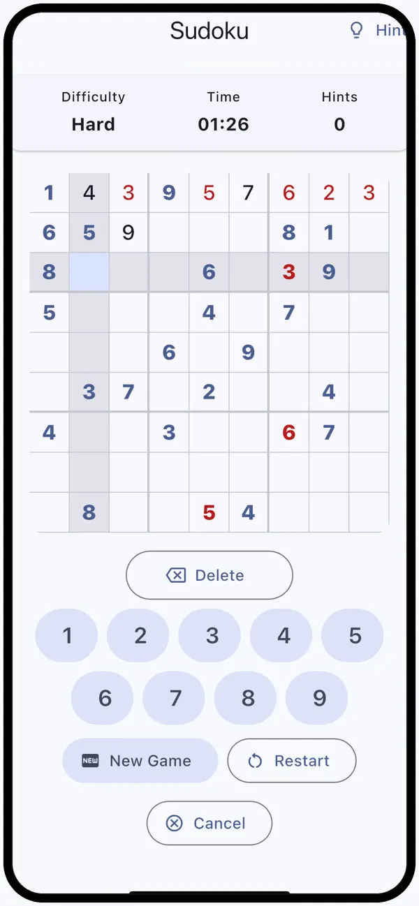 Sudoku - find the Number