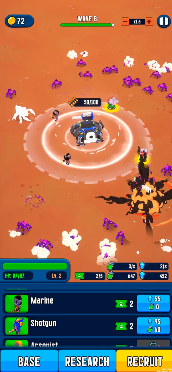 Space Base Idle Tower Defense